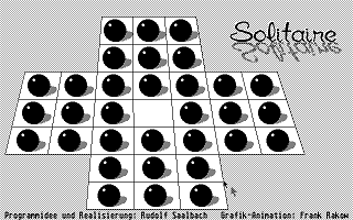 Solitaire atari screenshot